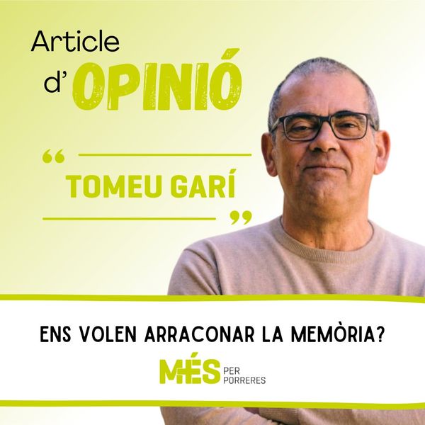 Ens volen arraconar la Memòria?